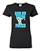 Ladies Dab On Them Folks Football Sports Dance Touchdown Funny DT T-Shirt Tee (Medium, Black)