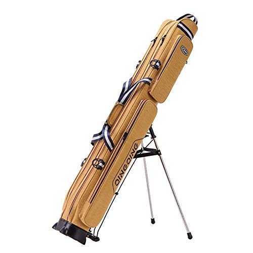 NgMik Angelsack Rutenbeutel Durable Fishing Tackle Bag DREI-Schicht Zweilagig Angelrute Tasche Mit Halter Wasserdicht… – Bild 7