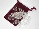 Fundamental Rockhound Products: 100 carat XS - S Crystal Quartz Tumbled Stones Rocks Metaphysical Healing Crystal Wholesale Lot 20g
