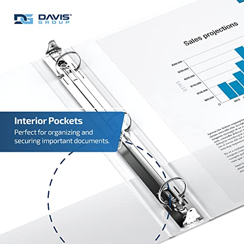 Premium Economy 2Inch Binders, 3Ring Binders for School, Office, or