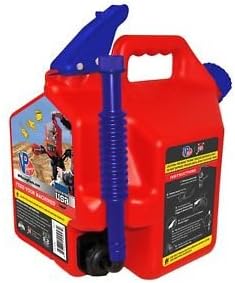 SureCan Patented Spill-Proof Red Gas Can 2.2 Gallon with Rotating Nozzle and Thumb Release Trigger