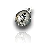 Dozen Brass Sleigh Bells Polished Chrome 1.5 H