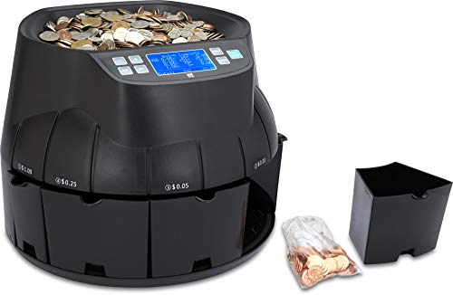 ZZap CS40 Coin Counter & Sorter for USD - Money Cash Currency Machine - Thumbnail 6