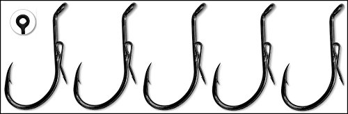 Black Cat Ghost Rig Hook Wallerhaken, Welshaken (5er Pack), Größen 3/0, 4/0 oder 5/0 zur Auswahl, Angelhaken zum… – Bild 3