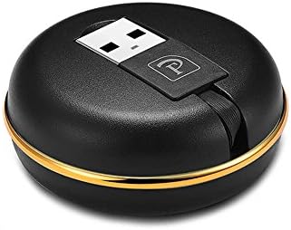Retractable USB Cable, Lightning Sync &amp; Charge 31" Quick Charging High Speed Data Adapter for iPhone 5s 6 6s 7 Plus,iPad,iPod (Black)