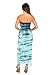 21617-GT-2X Riviera Sun Summer Dresses / Plus Size Dresses,Grey / Turquoise,2X Plus