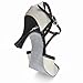 Misu Women's Peep toe Sandals Latin Salsa Tango Practice Ballroom Dance Shoes with 2.75