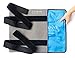 Large Hot and Cold Therapy Gel Pack with Wrap by Cureve (12" x 15") - Reusable Ice Pack with Wrap to Treat Injuries, Aches and Pains on Hip, Knee, Side, Back and Shoulder primary