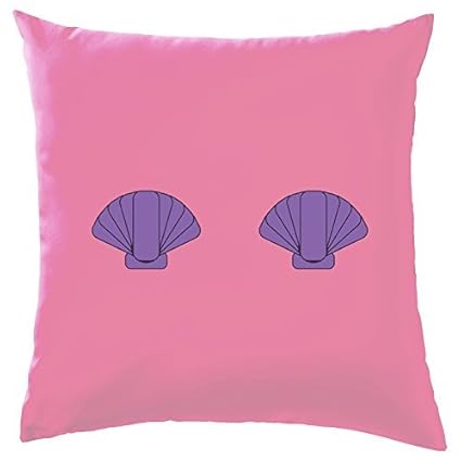 Amazon Com Mermaid Shell Boobs Cushion Cover Pillow Case Cover
