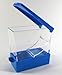 Blue Professional Dental Cotton Roll Dispenser Holder Organizer Deluxe with Pull-Out Tray