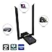 AC1300 USB WiFi Adapter for Long Distance, 2.4 / 5GHz Dual Band Wireless Adapter USB 3.0 Network Card for Laptop Desktop PC Support Win 7/8.1/10/XP/Vista, Mac OS X10.6-10.15