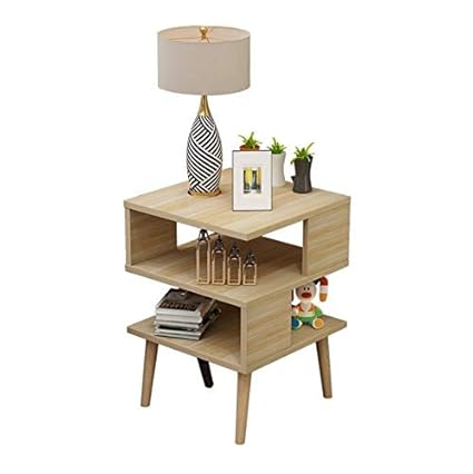 Amazon Com Tangfeii Bedroom Bedside Table Irregular Simple Solid