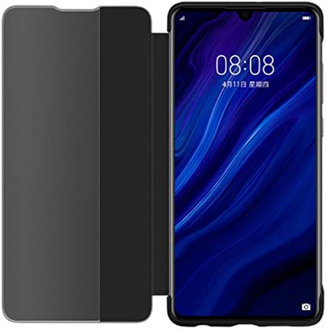 Kariwell Case for Huawei P30 PRO 6.47 Inch,Luxury Silicone Case Full Protection Case Cover Back, Smart View Flip Cover Case Cover Pouch