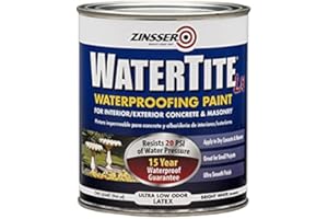 RUST-OLEUM Zinsser WaterTite Smooth White Mold Killing Primer for All Surfaces 1 qt. - Case of: 1