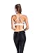 Move With You Women's Strappy Sports Bra Criss Cross Medium Impact Support for Workout Yoga Running Gym Bright White
