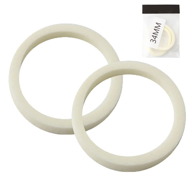 zalati Bicycle Sponge Ring 2pcs Oil Sealed Foam Bike Front Forks Accessories for MTB Mountain Road Bike - 34mm