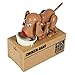 Sizet Mechanical Save Adorable Robotic Hungry Dog Saving Bank Coin Gift Box Collection Piggy Bank