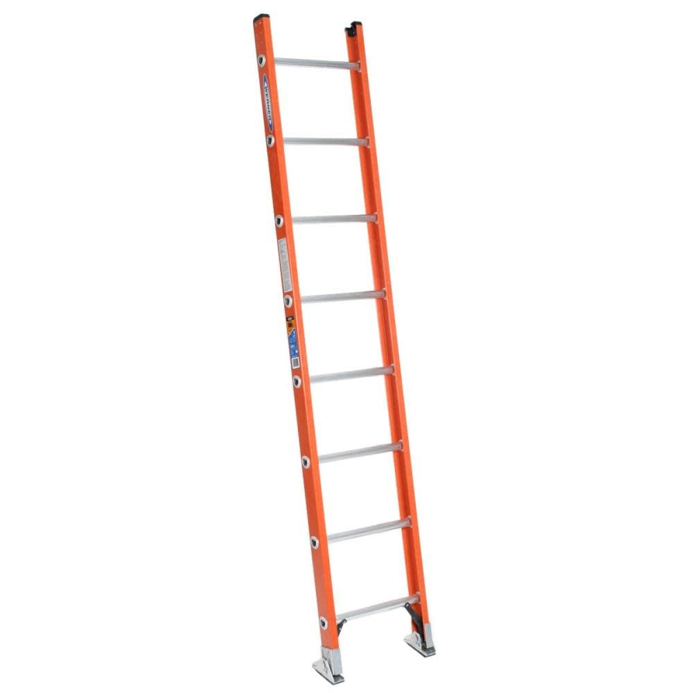 Werner (D6208-1) Single Ladder, Fiberglass