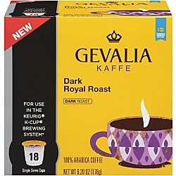 Gevalia Dark - Royal Roast - Coffee 108 ct