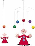 Flensted Mobiles The Juggler's Apprentice Hanging Nursery Mobile - 16 Inches Cardboard