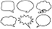 Roylco R49621 Roylco Laminated Speech Bubbles, Grade: Kindergarten to 3