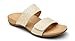 Vionic Women's Rest Samoa Slide Sandal - Ladies Adjustable Walking Sandals with Concealed Orthotic Arch Support Gold 10 Medium US