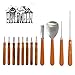 Pumpkin Carving Kit - 12 Piece Heavy Duty Stainless Steel pumpkin carving tools , Easily Carve Sculpt Halloween Jack-O-Lanterns, Carving Tools Make Great Spooky Décor