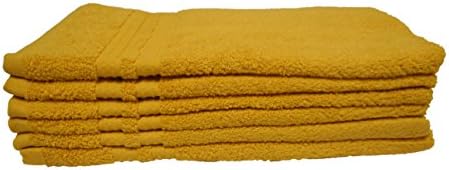Delight Towels 100% Cotton Supreme Quality Hand Towel Honey,6-Pcs Pack