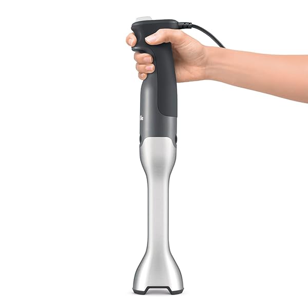 BREVILLE BSB510XL CONTROL GRIP IMMERSION BLENDER, BRUSHED STAINLESS STEEL