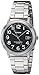 Casio Unisex MTP-S100D-1BVCF Solar Easy-To-Read Silver-Tone Watch