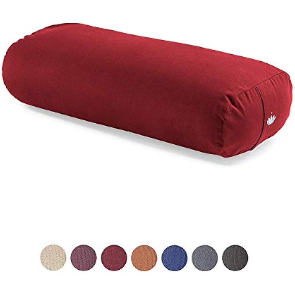 Yoga Bolster For Yin Rectangular Kapok Filling Washable Cover Organic