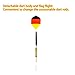 Tip Darts by DigHealth(TM), 12 pcs (4 sets), Steel Needle, National Flag Flights, Aluminum Shafts and Brass Barrels, with 4 Free PVC Dart Rods