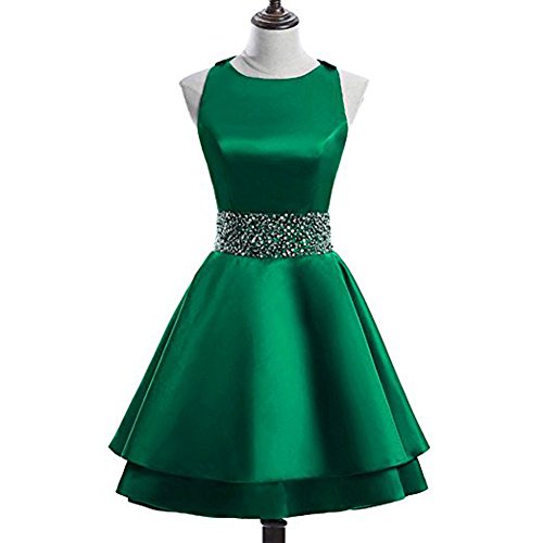 deep green cocktail dress