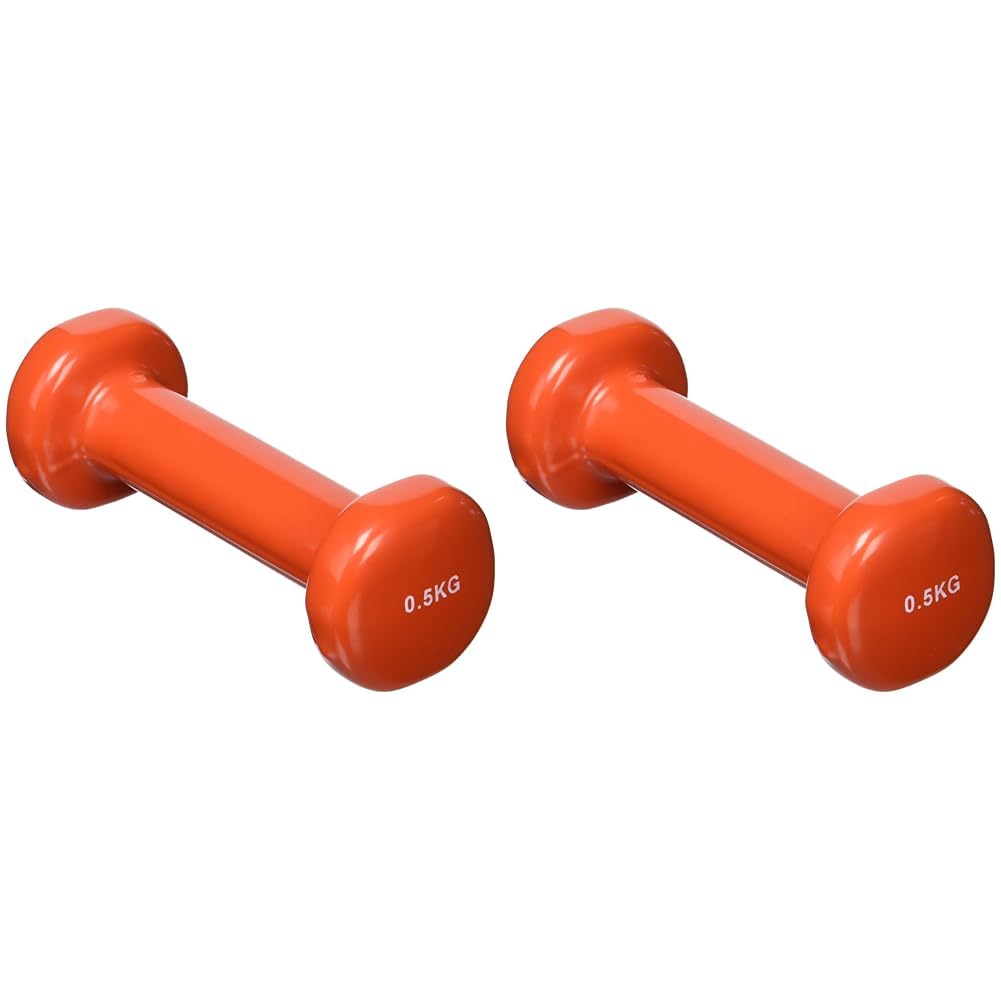 Trendy Sport Vinyl Dumbbell - Trendy Sport weight - 1 piece - 0.5 KG (Pack of 2)