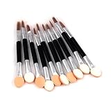 Topro Disposable Eye Shadow Sponge Applicators Double End Brush Make Up Pack of 30