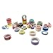 Washi Masking Tape Set of 36 Rolls, Decorative Masking Tape Collection, Colorful Tape Decorate for DIY Crafts, Festival Gift Wrapping,Office Party Supplies, Christmas, Lamp, Cards, Scrapbook