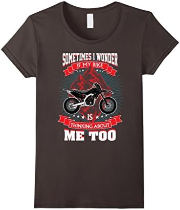 Womens Motocross Riding MX Dirt Bike T Shirt - Funny Motocross Bike XL Asphalt