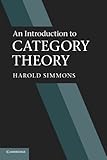 An Introduction to Category Theory cover