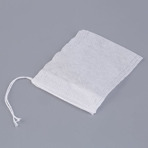 100pcs Teabags 5.5x7CM Empty Scented Tea Bags With String Heal Seal Filter Paper
