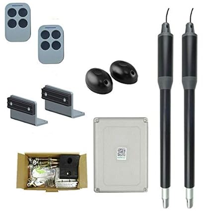 Drehtorantrieb Set für zweiflügeliges Tor bis 5m und 300 kg pro Flügel. C05A