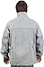 MCR Safety 38030MWXL 30-Inch Memphis Split Cow Leather Welding Jacket, Gray, X-Large