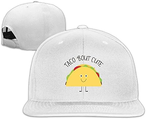 TTINTZ Taco Bout Cute Adjustable Flat Baseball Cap/Hat For Unisex