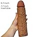 UEE 9.7 Inch 70% Super Bigger Fantasy X-Tensions Perfect Penis Sleeve Sleeve Sheath Enlarger Enhancer,Put It On Anything You Want