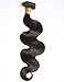 Connie Hair Brazilian Virgin Hair Body Wave 3 Bundles Unprocessed Human Weave Weft Mixed Length(18 20 22) Natural Black Total 300g