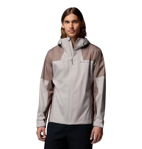 Columbia Men's Inner Limits III Waterproof Rain Jacket, Flint Grey/Iron, Large
