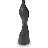 Signature Design by Ashley Judsen Casual Vase with Abstract Design, Black
