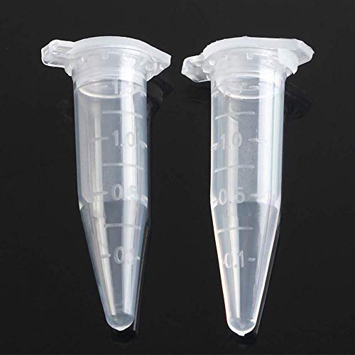 1.5ml Microcentrifuge Tube with Graduated, PP Materia (Pack of 500