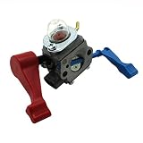 TC-Motor Blower Carburetor for C1Q-W11G Craftsman Carb 530071465 530071632 530071775 PPBVM200 PPBVM200LE WT200LE BV1800LE BV1650LE BV2000 BV2000LE BV200 BV200LE WT200 SB2000M