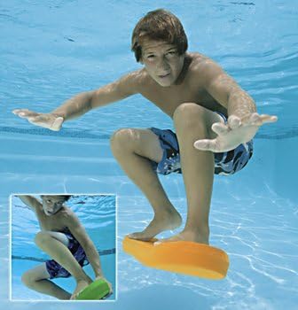 SwimWays SubSkate Underwater Aquatic Skateboard, Childrens Swimming Pool Toy (Colours May Vary) by Sub Skate