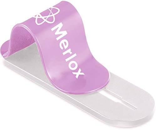 Merlox Flexible SmartPhone Holder, New 2018, Comfortable, Elegant and Cool Design. Never Drop Your Phone while using Facetime or catching Pokemon (Purple)